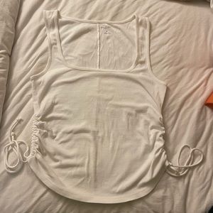 Anthropologie Pilcro White Tie Tank Top XL